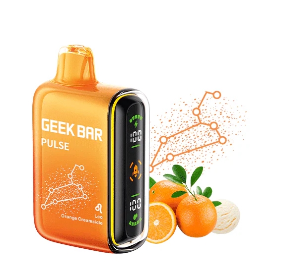 Geek Bar Pulse 15000 Puffs Vape - オレンジクリームシクル：2025年日本市場で輝くフレーバーの旅