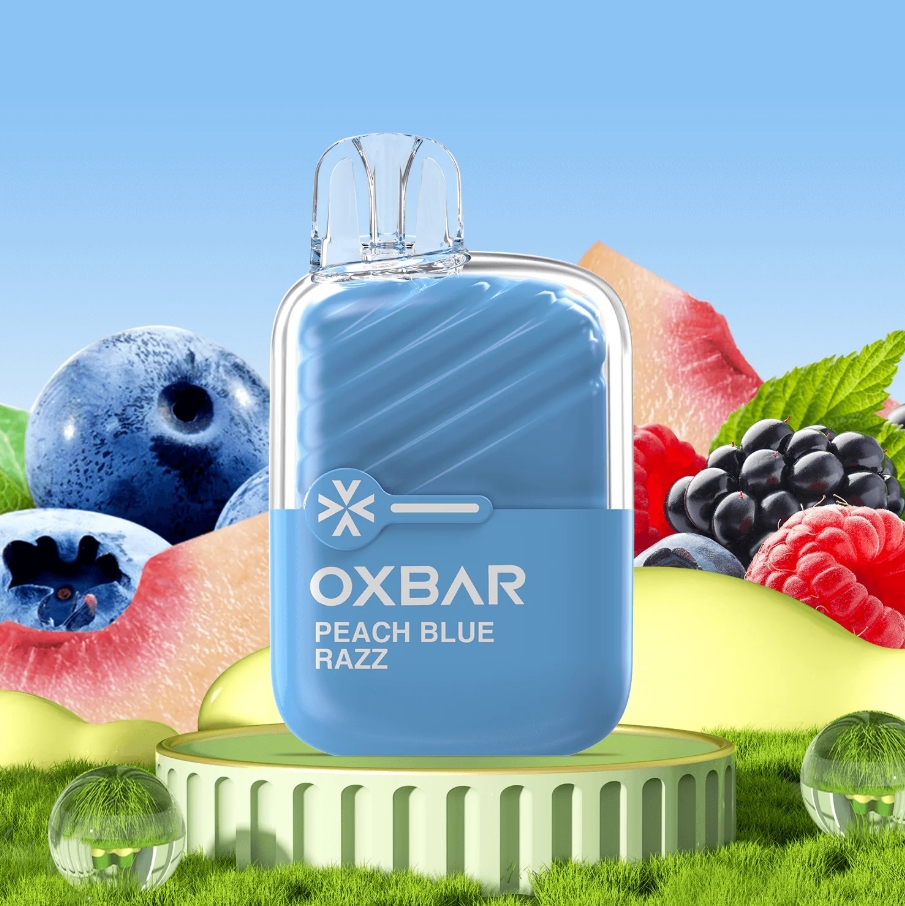 OXVA OXBAR MINI 1200 Puffs Vape - ピーチブルーラズ：2025年の日本で輝くベイピング体験