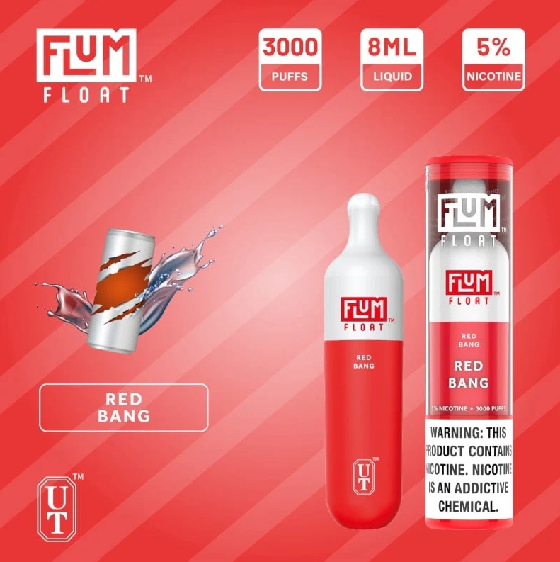 FLUM FLOAT 3000 Puffs Vape - Red Bang：2025年日本ベイプ市場で輝くフレーバーの魅力