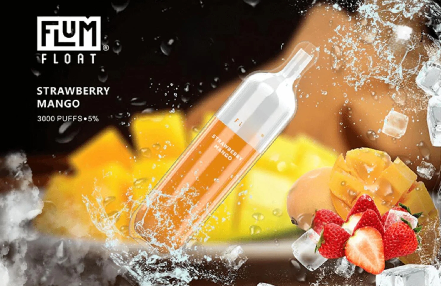 Flum Float 3000 Puffs Vape - ストロベリーマンゴー：2025年の日本市場で輝くベイプ体験