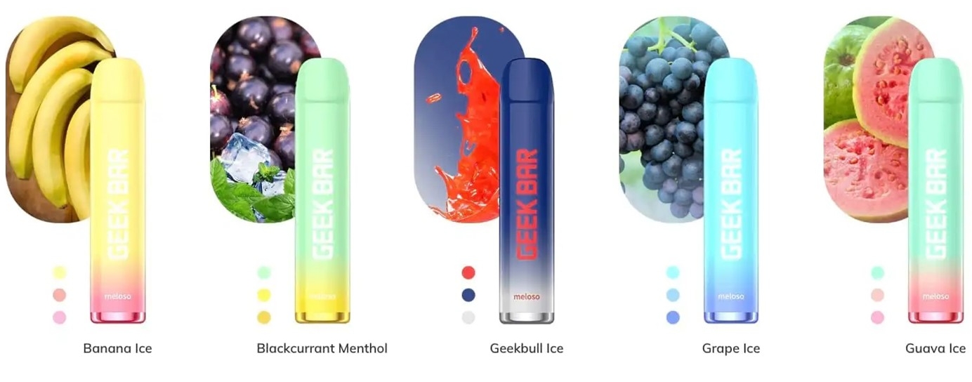 Geek Bar Meloso 600 Puffs 電子タバコ - バナナアイス：2025年日本のVAPEシーンを彩る魅力的な一台