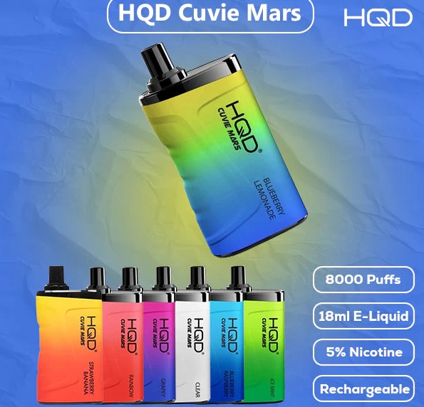 HQD CUVIE MARS 8000 Puffs Vape - イチゴバナナ：2025年の日本ベイプ市場を彩る新星
