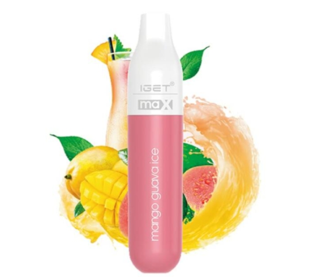 IGET Max 2300 Puffs Vape - マンゴーグアバアイス：2025年日本で輝くトロピカルなベイピング体験